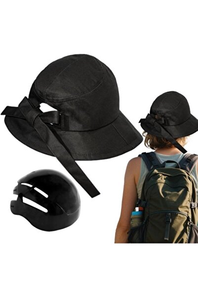 STARSTAR Adult bicycle helmet, stylish detachable windproof wide brim for out...