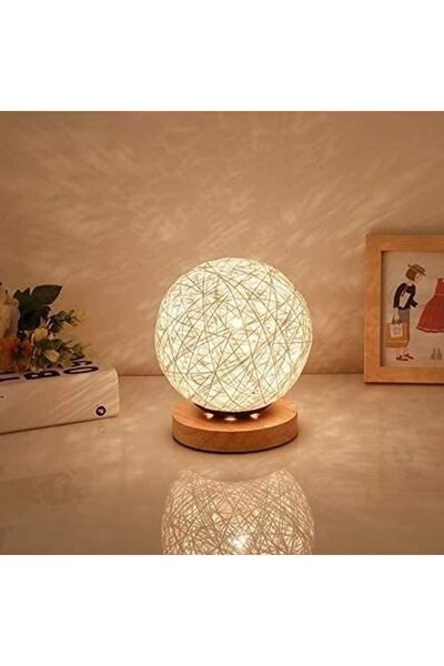 STARSTAR Adjustable USB rattan ball night light, LED desk lamp, bedside lamp,...