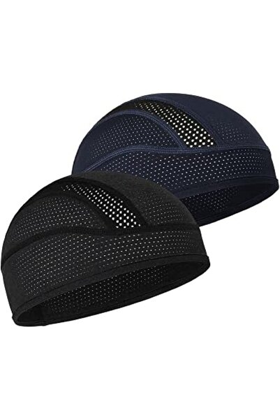STARSTAR Two-piece helmet liner knit caps, unisex breathable mesh cycling and...