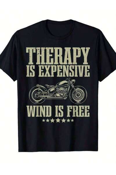 21JNRY Men'S Women'S Lovers Graphic-Shirt - Funny Therapy Expensive Wind Is S...