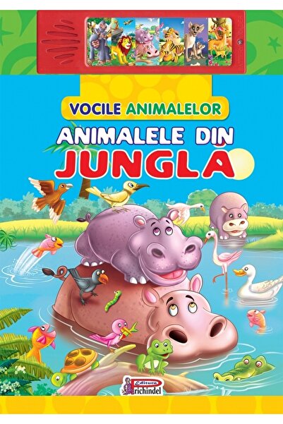 PRICHINDEL Vocile animalelor. Animale din jungla. Carte cu sunete