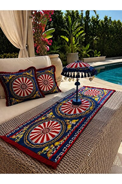 Missidea Çarkıfelek Desenli Aydınlatmalı El Yapımı Dekoratif Bali Şemsiye Set...