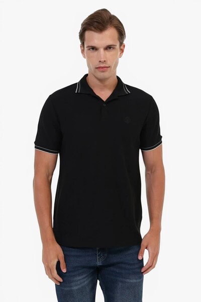 lumberjack 6M MB VYN 12BS115 6FX Erkek Siyah T-Shirt - 102721590