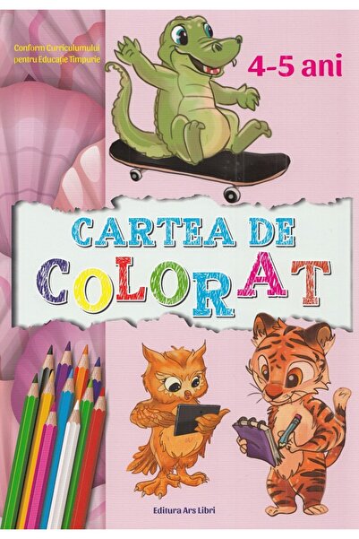 ARS LIBRI Cartea de colorat 4-5 ani