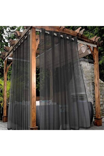 STARSTAR Outdoor Curtains - Two-Piece Set - 132 x 213 cm - Sheer tulle curtai...