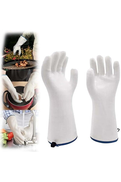 STARSTAR Liquid silicone oven mitts, heat-resistant oven mitts with fingers, ...