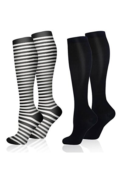 STARSTAR Compression socks, 2 pairs per pack, suitable for running, sports, c...