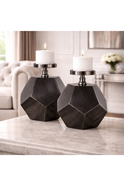 UTTERMOST حاملات شموع داش، طقم من قطعتين