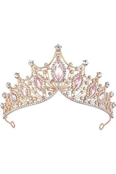 STARSTAR Women's Gold Crown Crystal Princess Crown Rhinestone Queen Headband ...