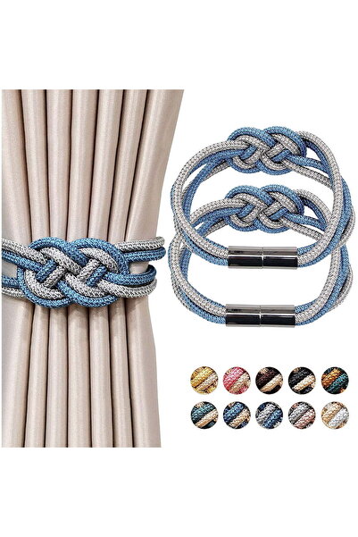 STARSTAR 2-pack of strong magnetic curtain tiebacks, modern minimalist style,...