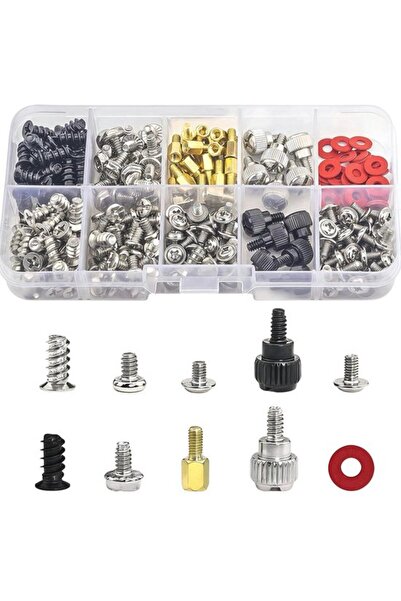 STARSTAR A complete computer screw set containing 228 pieces, suitable for mo...