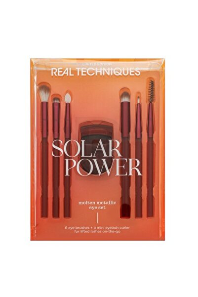 Real Techniques Solar Power Molten Metallic Eye Set, set de pensule pentru ochi