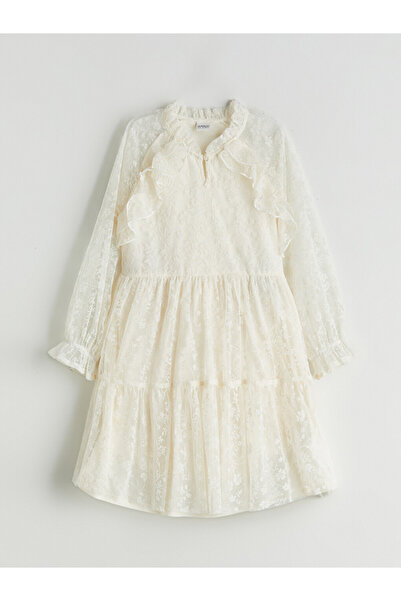 LC Waikiki Floral Girls' Lace Dress
