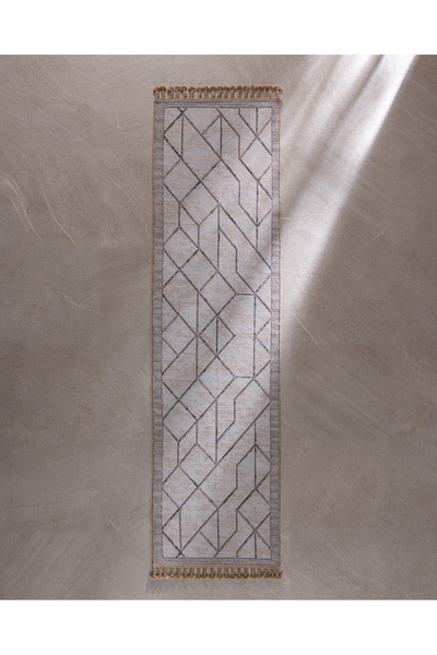 Madame Coco Urbain Halı - Beyaz - 80x300 cm