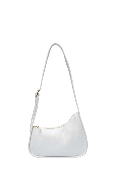 SimpleFind Anna Luchini Geanta piele -Yasmina-Alb,Geanta de umar piele natura...