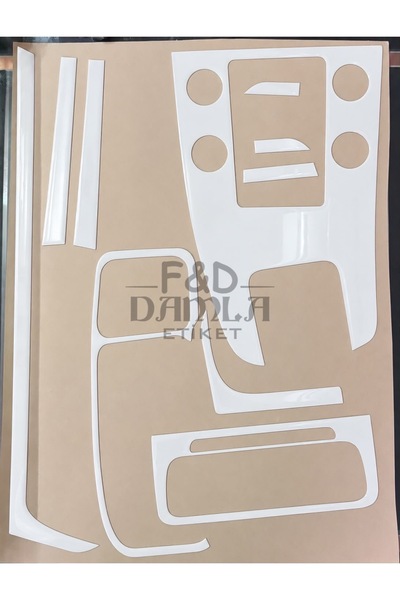 FD Damla Etiket Volvo S60 Dashboard Console Trim Front Chest Mahogany Finish ...
