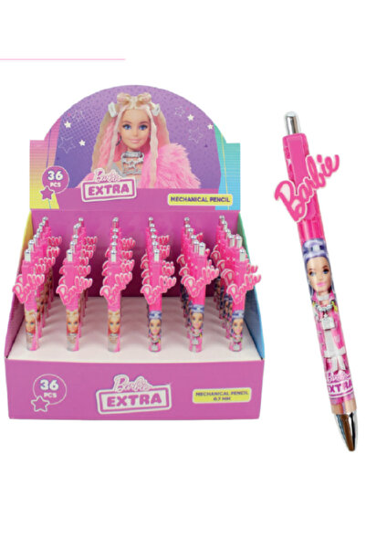 Barbie 0.7 mm mekanik versatil maskotlu figürlü kalem
