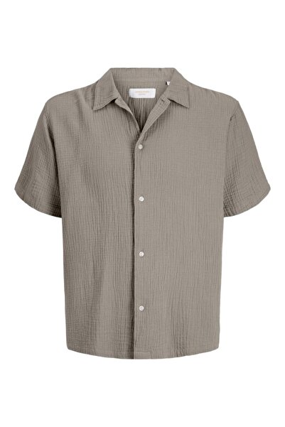 Jack & Jones Πουκάμισο ανδρικό "Jornan tucket" γκρι