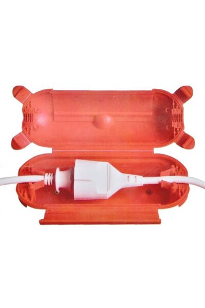 BAMI NETWORK Cutie protectie prelungitor plastic portocaliu 21x8cm