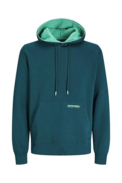 Jack & Jones Μπλούζα φούτερ ανδρική "Legacy" πετρόλ