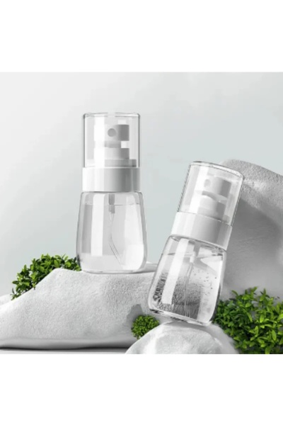 Choice8 Plastic 30ml White 2pcs 2Pack Refillable Spray Bottles 1oz/30ml Alcoh...