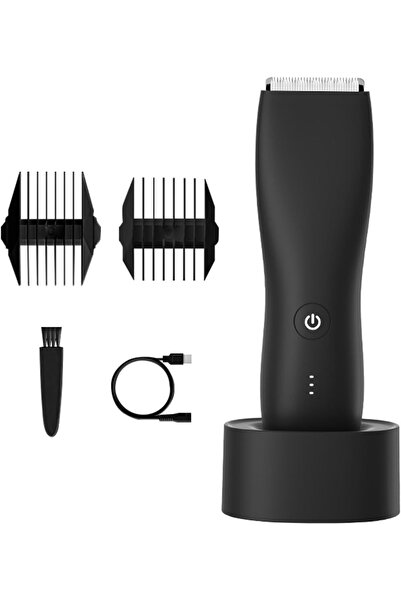 STARSTAR Men's pubic and body hair trimmer, men's electric wireless rechargea...