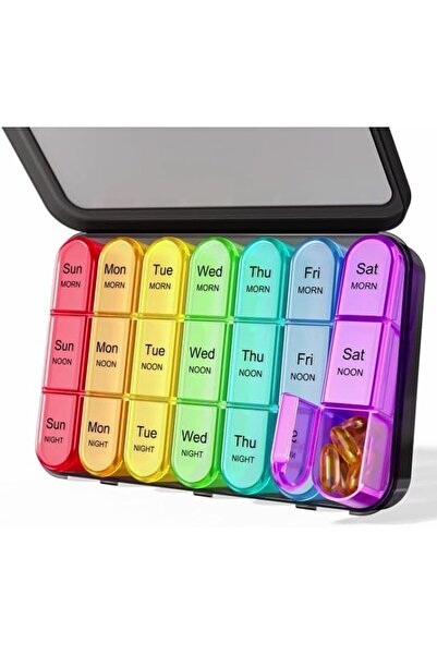 STARSTAR Pill storage box, double protection, keeps pills moist, use 3 times ...