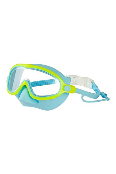 STARSTAR Swimming Goggles Anti-Fog Soft Frame Wide Vision Kids 4-16 Yellow Blue
