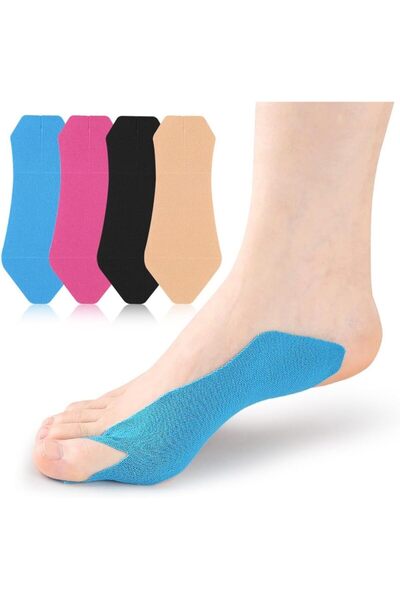 Morvena Picks 20 benzi kinesiologice pre-tăiate pentru ameliorarea hallux val...