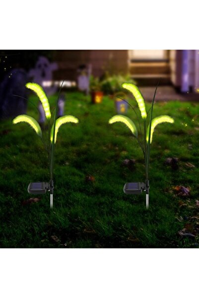 STARSTAR 2-Pack Solar Garden Lights, Green Foxtail Grass Design, Waterproof A...