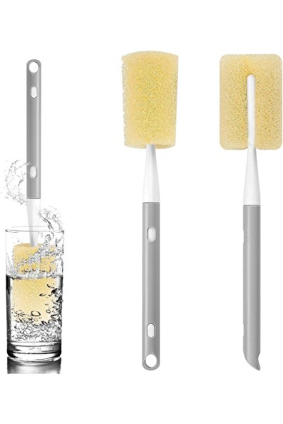 STARSTAR Bottle brush sponge (2-piece set), bottle cleaning brush, length 29-...