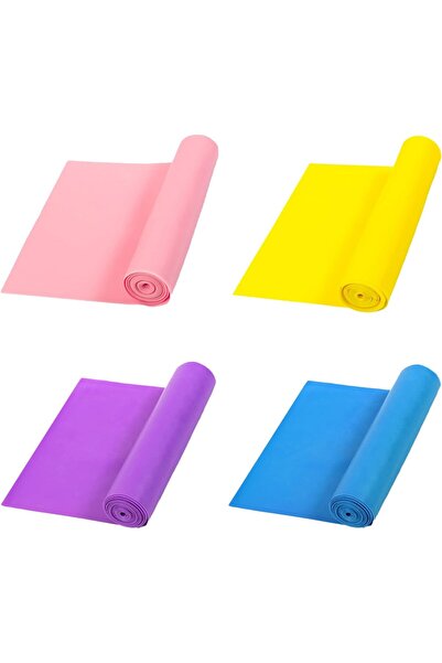 STARSTAR 4-Pack, Fitness Resistance Bands, Yoga Stretching Bands, Elastic Res...