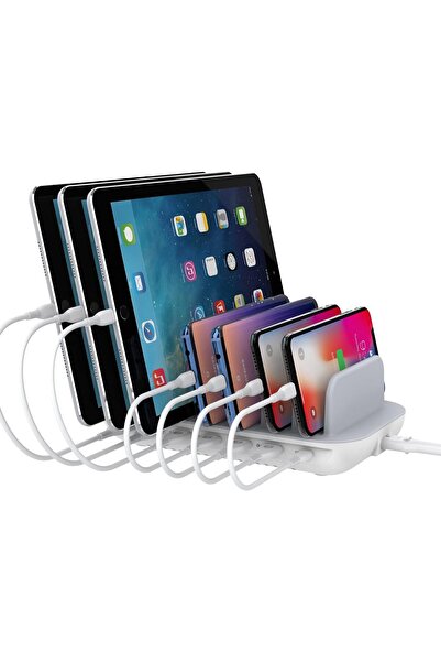 SooPii 70W 7 Port Charging Station for Multiple Devices, Charger Station with...