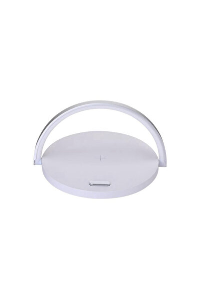 STARSTAR Small round touch desk lamp, multi-functional wireless charger, phon...