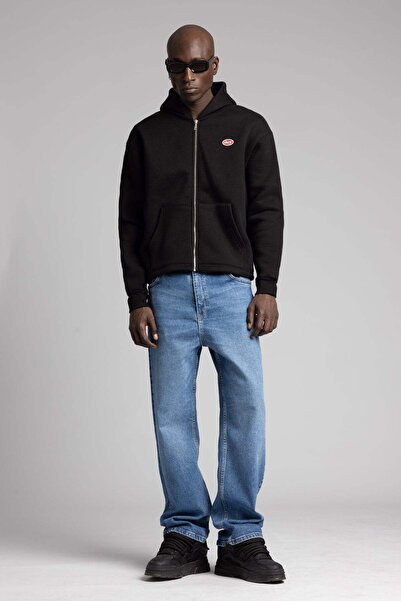 Catch Champ Kapüşonlu Fermuarlı Sweatshirt