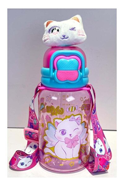 Five Dream House 600ML Kids Water Bottle For School, Sippy Cup with Straw, Du...
