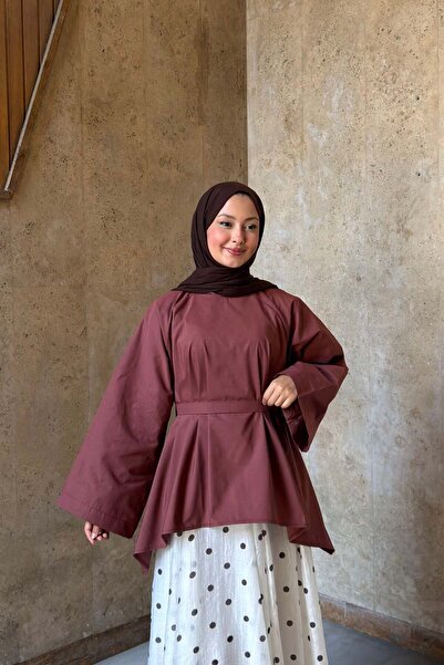 Faya Boutique Dusty Rose Poplin Jasmin Blouse