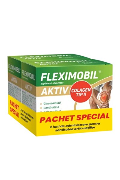 Fiterman Pachet Fleximobil Aktiv, 2 x 60 comprimate filmate,