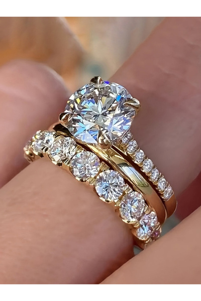 Take Two By Styli Set of 3 - Embellished Rings