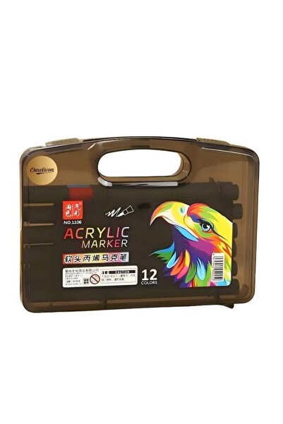 SIGMA TOY Set of 24 soft-tip acrylic markersSet 24 de markere acrilice cu var...