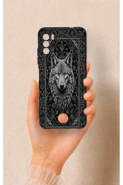 Vip Case حافظة سيليكون متوافقة مع Reeder S19 Max Pro S بنمط الذئب العرقي