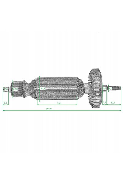 NO BRAND Disc pentru polizor unghiular Makita 9557 9558 + Perii