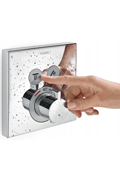 Hansgrohe 15763000 Baterie termostatică 2 capete, element extern