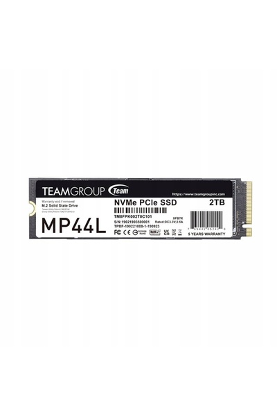 NO BRAND SSD Team Group MP44L 2TB M.2 PCIe NVMe Gen4 x4 (4800/4400 MB/s)