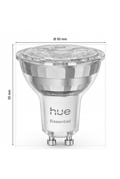 Philips Set esențial de pornire 3 becuri GU10 (345 lm) + buton inteligent