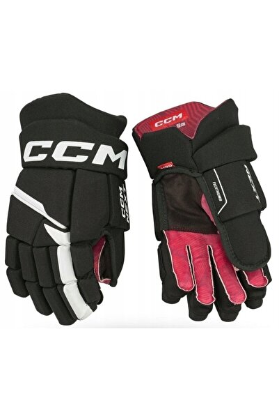 ccm Mănuși de hochei NEXT JR (12''/30 cm, negru/alb)