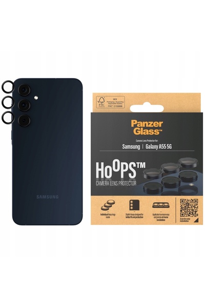 CARE by PanzerGlass® PanzerGlass Hoops Camera Samsung A55 5G A556 negru 1227 ...