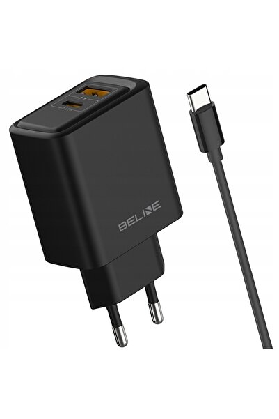 NO BRAND Încărcător de perete Beline 45W GaN USB-A/USB-C + Cablu USB-C/USB-C ...