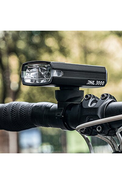 WOZINSKY Lumină de bicicletă cu power bank, puternică, 3000 lm, far frontal.