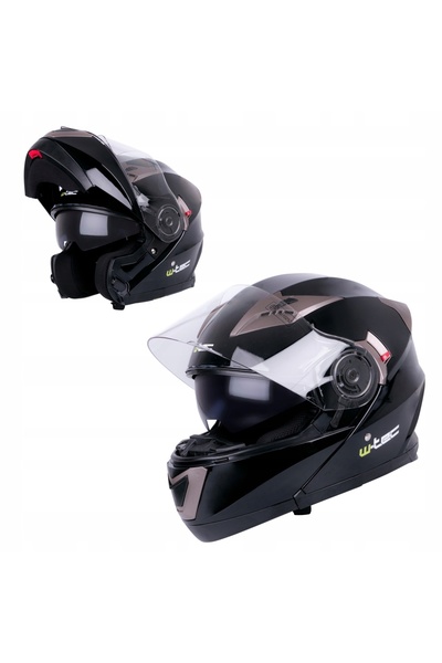 NO BRAND Vizieră cască moto tip W-TEC PEZZON flip-up Pinlock r. XS